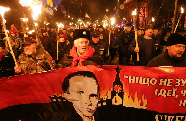 марш в центре Киева